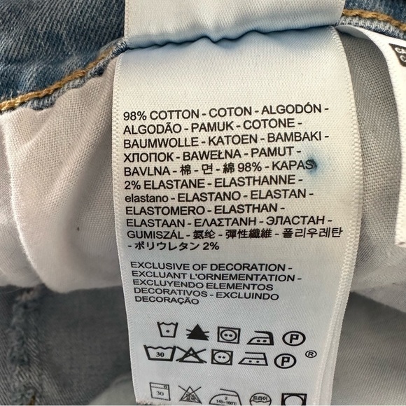 Stretchy High-Rise Wedgie Skinny Ankle Length Jean - Levi's Premium - Picture 12 of 14